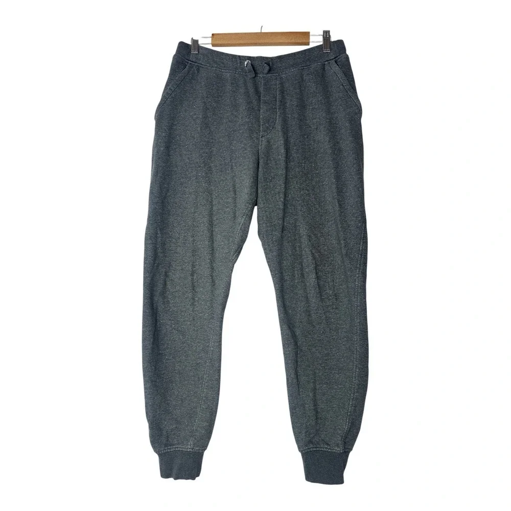 Patagonia Joggers Fleece Sweatpants Men's Medium Gray Pockets Outdoor Stretch